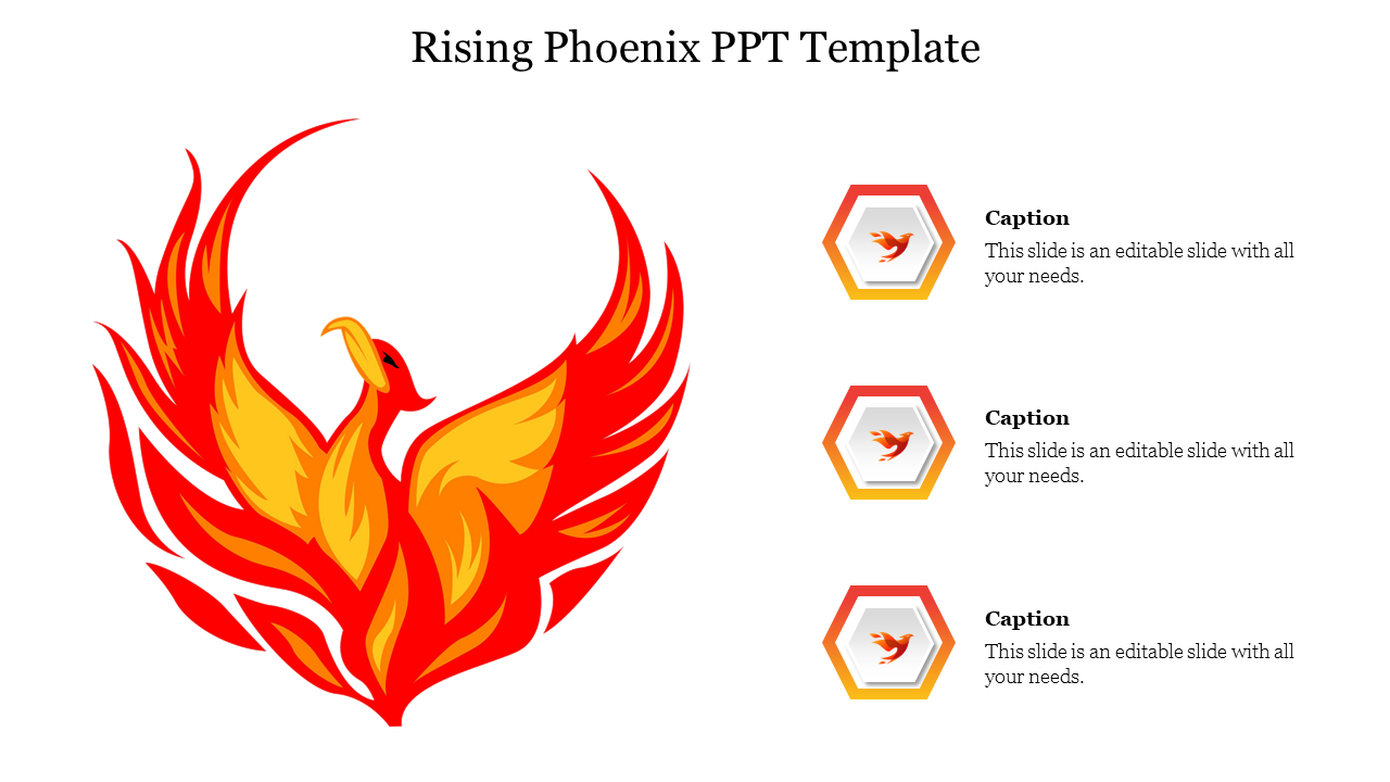 Rising Phoenix PPT Template Presentation & Google Slides
